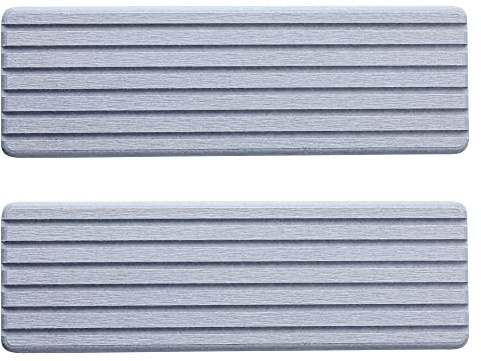 NiuYichee 2 STK Vattenabsorberande Diatomit Underlägg med Spår (30,5 x 10,2 cm), Vattenabsorberande Sten Används för Handsåpa & Koppar & Dryckesflaskor & Växter och Kosmetikflaskor