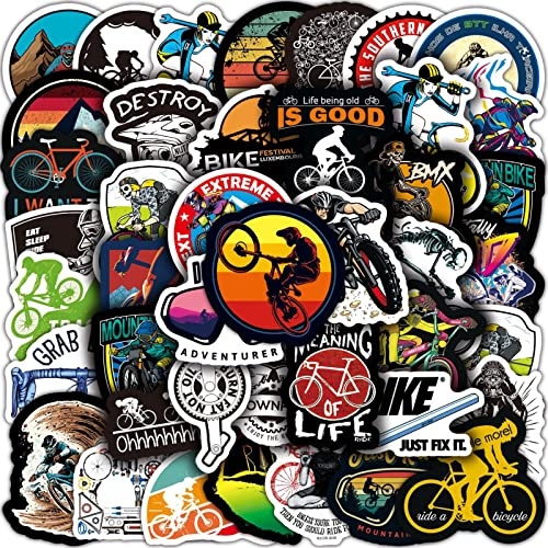 100 adesivi Mountain bike per ragazzi per computer tazze adesivo custodia da viaggio casco moto bici