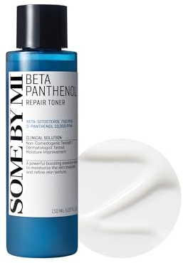 SOME BY MI Tonique Réparateur Beta-Panthénol 150 ml – Tonique coréen au panthénol & bêta-sitostérol – Renforce la barrière cutanée & hydrate les peaux sensibles – Lotion apaisante quotidienne