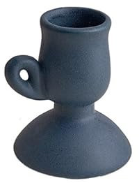 Kerzenständer, nordische Heimdekoration, becherförmiger Kerzenhalter aus Keramik und Kerzenständer, dekoratives Hochzeits-Mittelstück, Ornament, Kandelaber-Geschenke, Kerzenhalter (große blaue Tasse)