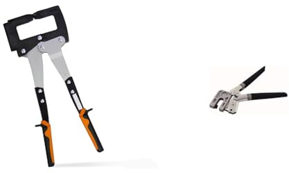 EDMA 60355 OOB10060 Pince à sertir Montants Dos à dos-060355 & Fartools 212002 Pince pour Rail à placoplâtre