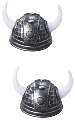 Vaguelly 2st Wikingerhüte Büffelhüte Für Herren Mittelalterlicher Wikingerhelm Wikinger Krieger Helm Megaphon-hut Büffelhüte Mit Hörnern Hornhüte Wikinger Kostüm Helm Hüte Für Rollenspiele