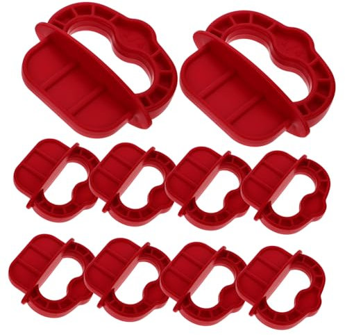 ORFOFE Lot de 2 Entretoises de Terrasse de 1/4 po 12 Pièces