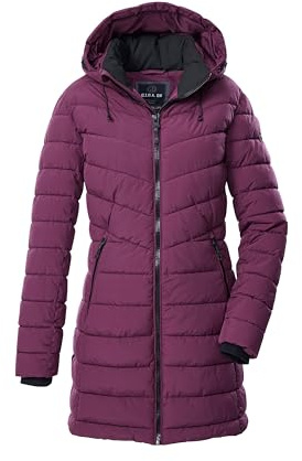 G.I.G.A. DX quiltad parka för kvinnor, funktionsparka i dunutseende med avtagbar huva, GW 74 WMN QLTD PRK, orkidé, 42, 43538-000