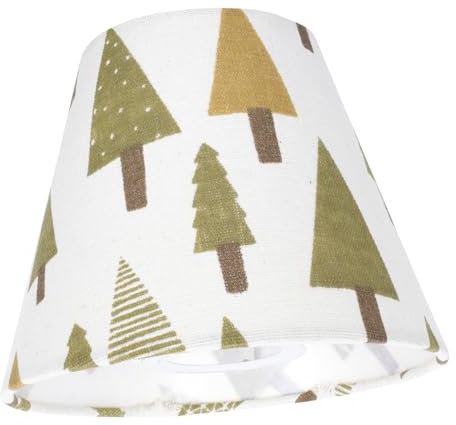 DOITOOL Cloth Art Lampshade Decorative Light Cover Modern Lampshade for Table Light Home Simple Protector Shade