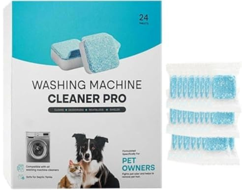 Nettoyant Machine à Laver, Nettoyant Machine A Laver Le Linge Tablet,Nettoyants Lave Linge Puissant,Facilement Les RéSidus,La Saleté Et Les Odeurs,Pour à Toutes Les Machines à Laver