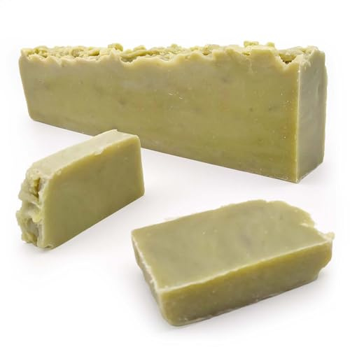 2 Uds. Barra de jabón artesano de Laurel (1.2kg) Venta al por mayor - DIY - Jabones naturales a granel - Hecho en España - Piel grasa con acné - Evita la aparición de espinillas - Regula la grasa