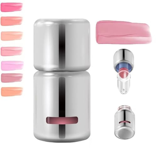 AZTK Liquid Blush, AZTK Jelly Color Liquid Blush, Blushers for Cheeks Make up, 3 In 1 Matte Nude Makeup Blusher for Mature Skin, Natural and Long-Lasting, Blusher for Older Women & Young Women (JC04)
