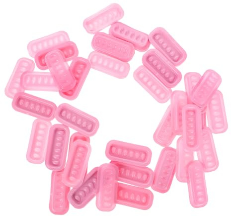 GOOHOCHY 100 Soportes de Plástico para Pestañas Postizas Bandejas para Pegamento, Aplicación Rápida y Fácil, Ideales para Salones de Belleza y Uso en Casa