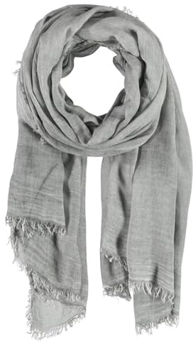 Passigatti Glitzer Damenschal Schal Sommerschal Viskoseschal Damentuch Sommertuch (One Size - grau)
