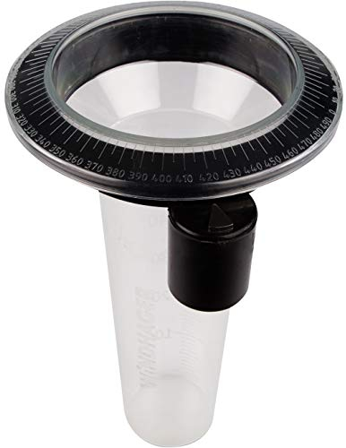 Windhager Profi-Regenmesser mit Memoryfunktion, Niederschlagsmesser, Regenwassermessung, für Rasenaussaat, Blumen- oder Gemüsebeet, 15,8 x 14 x 24,3 cm