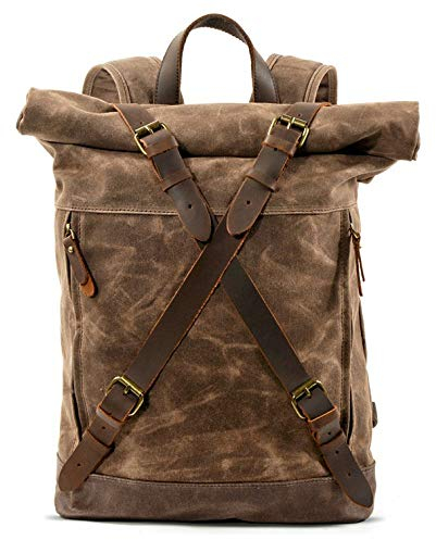 Rucksack Kompatibel mit Honda Shadow VT 1100 C2 Craftride CR3 braun