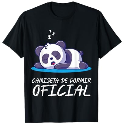Camiseta de dormir oficial I Lindo panda dormido Camiseta