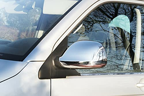 EDELSTAHL SPIEGELKAPPEN VOLLSCHALEN für VW T5 ab 092009- | VW T6 | VW AMAROK