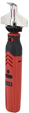 Kit per affilare Catene per motoseghe elettriche a Batteria, Affilare La Motosega Portatile Set, Affilatrice per Motoseghe, Rossa Affilatrice per Motosega, per Giardino Esterno, DC3.6V