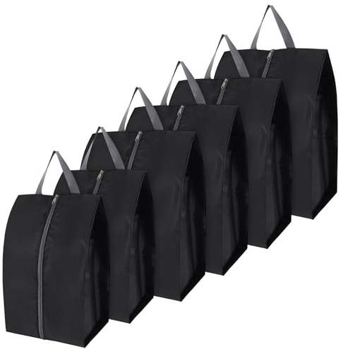 Erpmlyo Water-Repellent 6 Stück Schuhtasche Wasserfeste Schuhbeutel Staubdicht Schuhsack Schmutzabweisender Schuhsack,Travel Aufbewahrungsbeutel Organizer für Reisen Zuhause, 2-Large + 4 X-Large