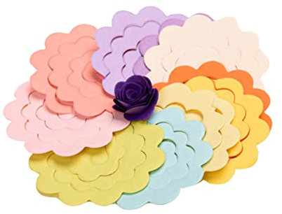 SEWOART 20stücke Farbiges Origami-papier Rosen-origami-papier Zum Falten Von Für Bastelprojekte