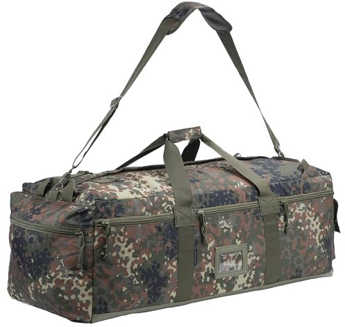 Backferry Große Tasche im Militärstil Taktische Ausrüstungstasche Sportausrüstungstasche Reisetasche mit abnehmbaren Rucksackgurten 80 Liter