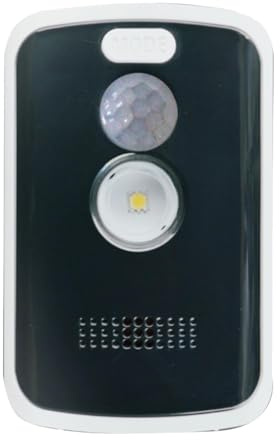 Allarme perimetrale di sicurezza per campeggio, Generic, allarme con sensore di movimento, 125 dB, Nero, 7,7 x 5 x 2,4 cm