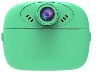 Appareil photo à impression instantanée pour enfants, imprimante photo thermique noir et blanc, appareil photo numérique portable de voyage pour les enfants de 3 à 12 ans, cadeau de Noël et
