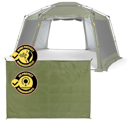 Lumaland Outdoor Panneau latéral pour pavillon Pop-up | Tonnelle Pliable imperméable | 215x155x167 | Paroi latérale pour Tente de Jardin & Camping & fête | Barnum Pliante [Vert]