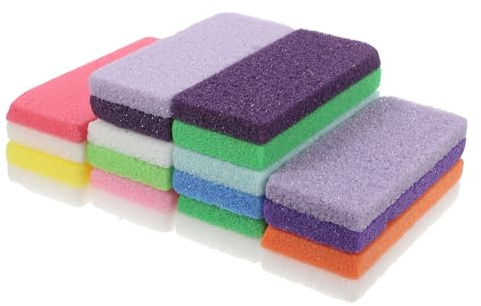 NIYANGLE Piedra Pómez Exfoliante Portátil 10 Piezas para Pies de Poliuretano para Eliminar Células Muertas Adecuado para Uso en Casa y Cuidado Profesional de Pies