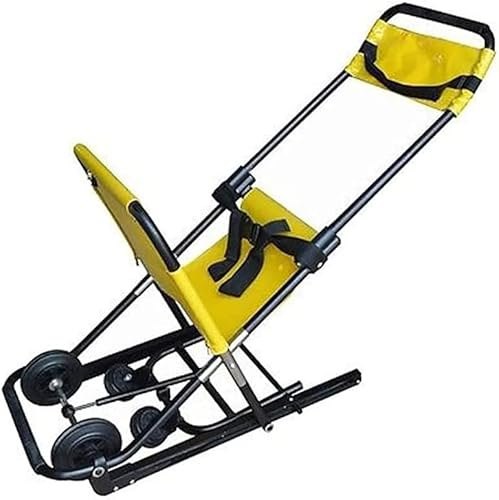 Silla de Escalera portátil, cómoda y móvil, para Exteriores, con Desplazamiento en Silla de Ruedas, Plegable y portátil, para evacuación y Desplazamiento.