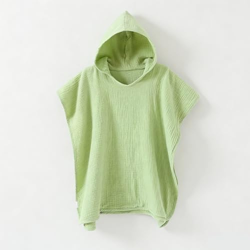 JORAKI Kapuzenhandtuch Baby Kinder Handtuch mit Kapuze 100% Baumwolle Badeponcho Badetücher Badetuch Strandtücher Bademantel Kinder Ultra Weich und Saugfähig Babyhandtuch für Kleinkind 0-6 Jahre alt