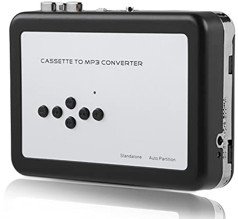Sutinna Kassette Tape to MP3 Converter, tragbare Kassette auf Musik-Player, Digitalaufnahme, mit USB-Flash-Treiber, geeignet für Windows XP/Vista/7/8