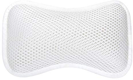 HAIBI Badewannenkissen, Anti Soft Neck Support Mesh Bad Spa Atmungsaktive Knochen Form Saugnapf Relax 3D Badewanne