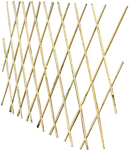 GXBCS Beeteinfassung Zaun Zierzaun Palisaden Für Garten Palisade Rasenkante Erweiterungszaun Bambuspflanze Kletterpalisaden Blumenbeetkante Hofpflanzen Wachstumshilfe Dekorativer Zaun Gartenumrandung