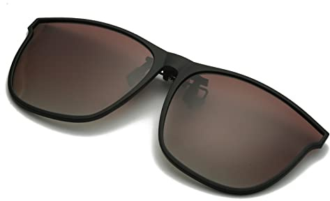Long Keeper Polarisierte Sonnenbrille Clip für Brillenträger - Sonnenbrille Zum Aufstecken Polarisiert, Sonnenbrillen Aufsatz Brille Damen Herren