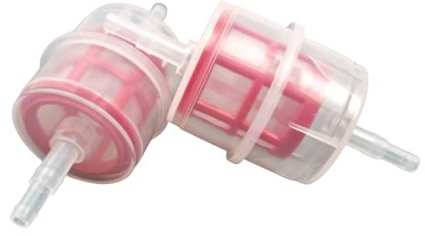 Pack of 10 Universal Large Diesel Inline Fuel Filter To Fit 6mm - 8mm Pipe