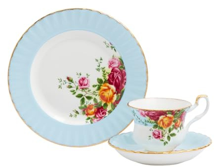 Royal Albert 1069332 Set di piattini da tè, in Porcellana fine