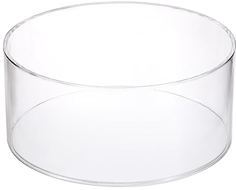 SUMNACON Acryl-Kuchenständer, befüllbar, Cupcake-Display, 20 cm, runder Zylinder-Kuchenständer, Halter für Lebensmittel, Dessert-Display, Halter für Hochzeit, Party, Dekoration