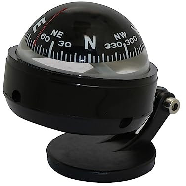 Angoily Autoführer Magnetische Deklination Verstellbarer Kompass Auto-armaturenbrett-navigationshilfe Für Outdoor-aktivitäten