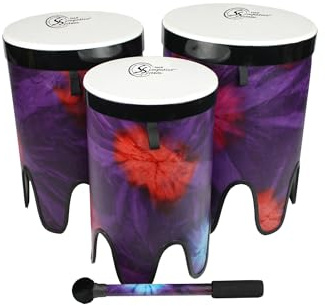 Toca Nesting Drums Freestyle II Tom Tom, 3 pcs Set, Größe 12/14/16, Woodstock Purple, TSSNT-3PCWP-FDP