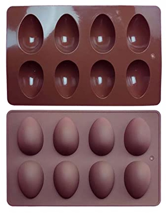 Stampi in silicone per uova di Pasqua | Vassoio per uova di Pasqua Vassoio per ghiaccio a forma di,Strumento di cottura fai da te per la casa in silicone per di arachidi cioccolato Rianpesn
