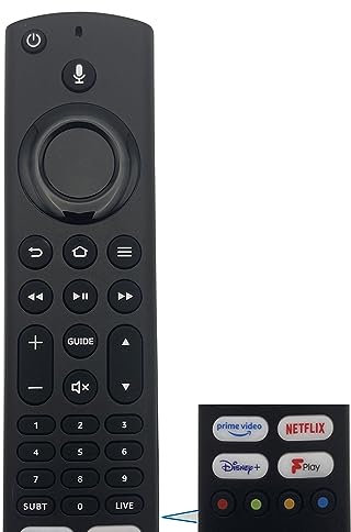 Replacement Fire RM-C3255 Remote Control compatible for JVC 2022 Smart TV Edition LT-40CF890 LT-43CF890 LT-49CF890 LT-50CF890 LT-55CF890 Models (No voice function）