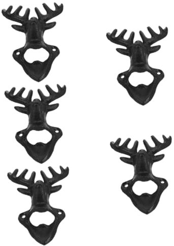 Cabilock 5 Pz Apribottiglie Retrò Da Parete Utensili Manuali Appeso Al Muro Apribottiglie Per Birra Per Uso Domestico Bar Bottiglia Di Birra Portatile Metallo