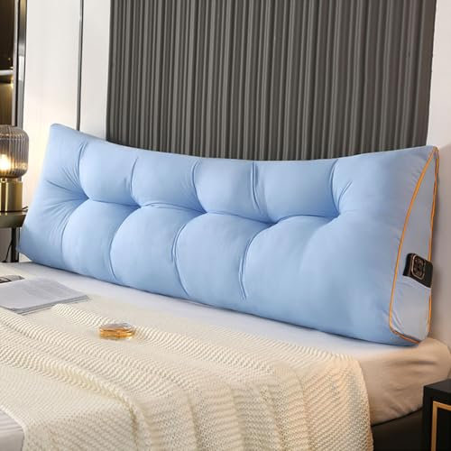 B,90cm*50 * 15cm, Kissen Bett Rückenkissen Lesekissen Für Bett Rückenlehne Kissen Mit Tasche Rückenpolster Bequemes Lendenkissen Sofa Rückenkissen Lendenwirbel-Rückenstützkissen