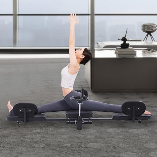 Spagat Trainer, DSYOGX - Prensa de piernas compacta para el hogar, entrenador mecánico de espadas, ángulo de estiramiento máx. 200°, extensor de piernas para yoga