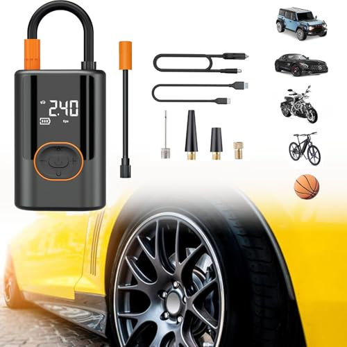 SYPPCH Compresseur à Air Portatif pour Isuzu D-Max, Gonfleur Pneus Voiture Numérique Portable, Gonfleur Pneus Voiture