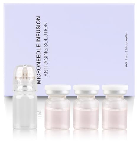 Micro Infusion System,Micro Needling Serum,Mikro infusionssystem für Gesicht,Beauty Micro Infusion Needling Kit,Verbesserung Feiner Linien, Anti-Aging, Gmicro infusion gesicht für alle Hauttypen