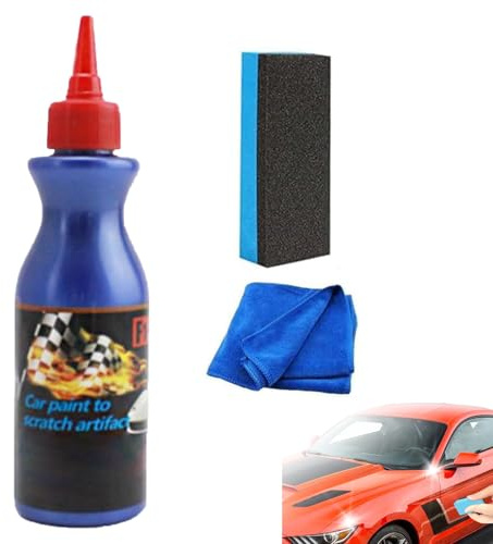 Réparation des Rayures Peinture Automobile,Cire de Réparation de Rayures pour Voiture,Cire Anti-Rayures de Voiture,Effaceur de Rayures pour Voiture,Dissolvant Rayures pour Véhicules