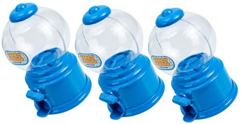 Hemobllo 3pièces Distributeur Chewing Gum Mini Plastique Machine à Bonbons Jouet Pour Garçon Fille Pour Cadeaux Anniversaire Et Bureau