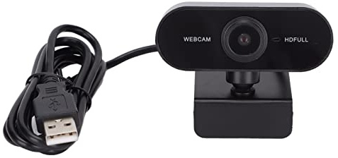 POENVFPO 1080P Webcam, Auto Focus HD Webcam with Microphone for Live Broadcast Video Call Conference