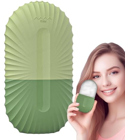 Rodillo Hielo Silicona, Ice Roller Facial, Masajeador Facial Portátil, Reutilizable Ojos Masaje para Reafirmante, Reduce la Hinchazón, Reducir los Poros, Reducir las Arrugas