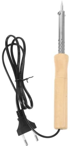 Soldador Eléctrico 40w Ac220v-ac240v con Mango de Madera, Punta Fina