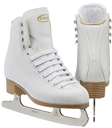 Jackson Ultima GAM G0111 Stella Girls White Figure Ice Skates - Kids 12